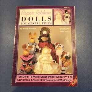 Paper Ribbon Dolls for Special Times Paper Capers Jumbo Twist #8679 Plaid Crafti